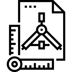 A simple black rectangle with no visible details or patterns.